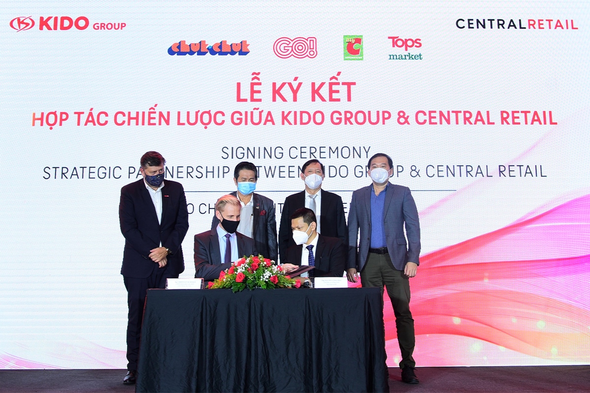Central Retail và KIDO Group kí kết hợp tác chiến lược