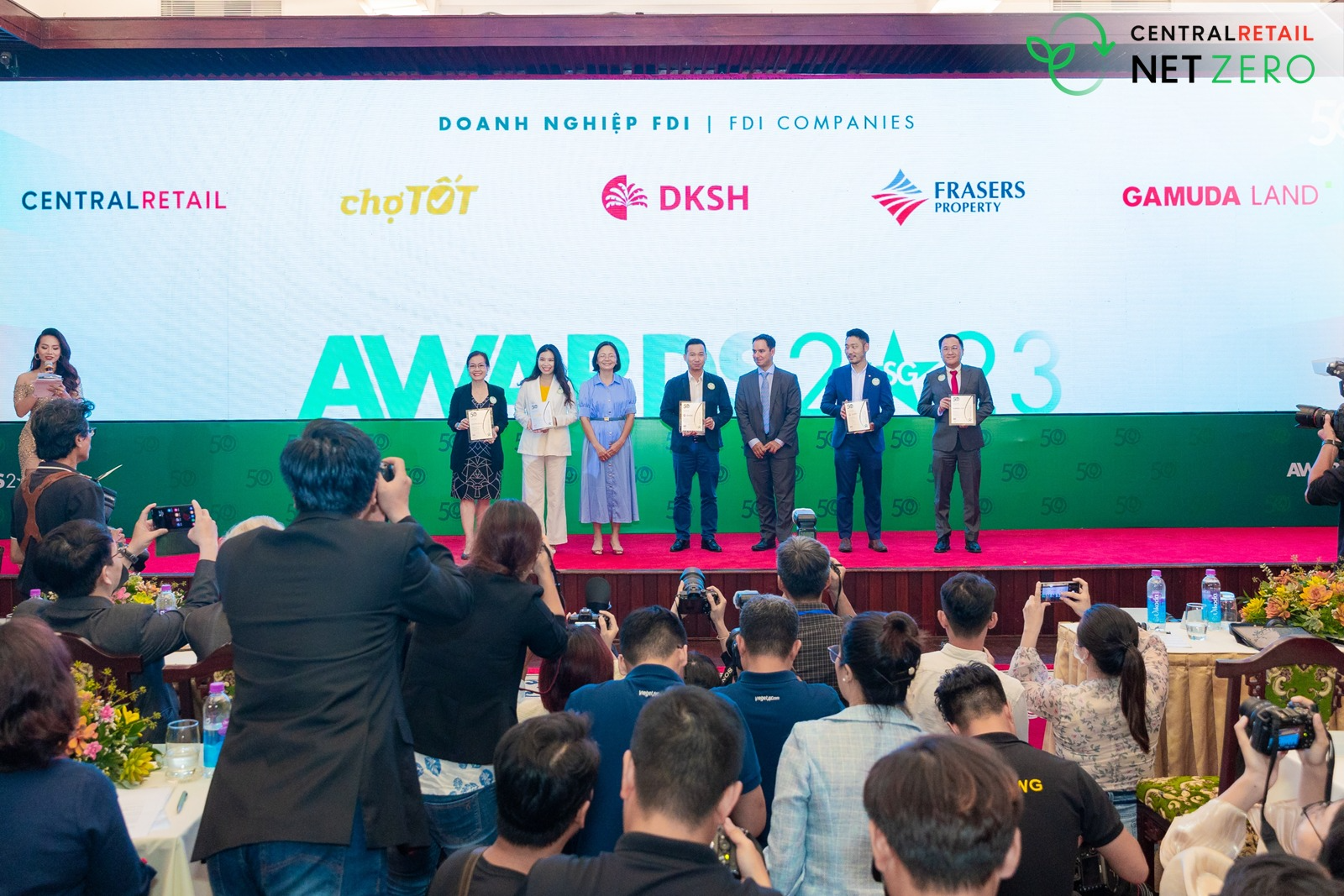Central Retail in Vietnam was honored at the “Top 50 Corporate Sustainability Awards 2023”