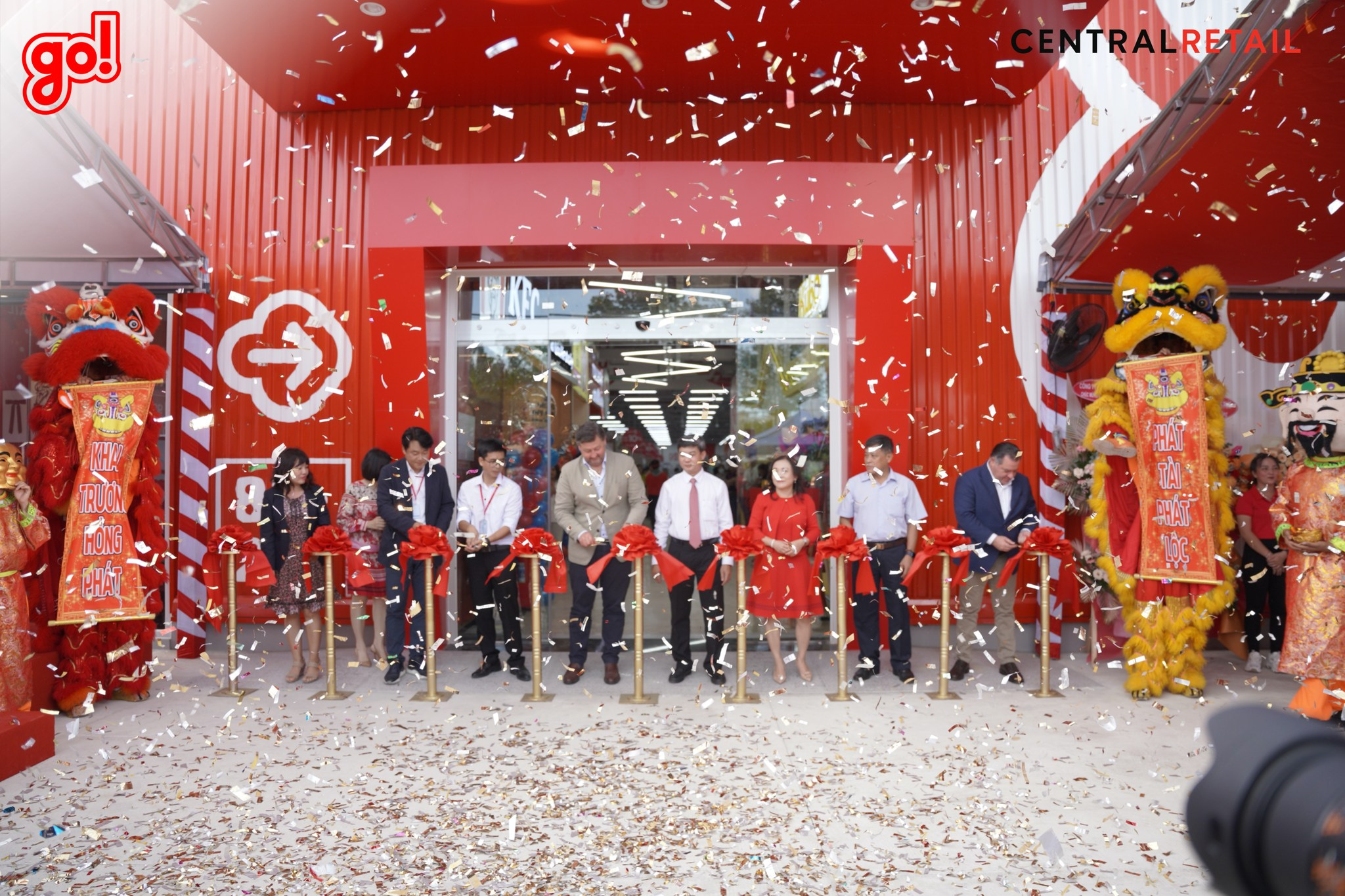 Central Retail in Vietnam organizes an opening ceremony for mini go! Hoa Thanh (Tay Ninh)