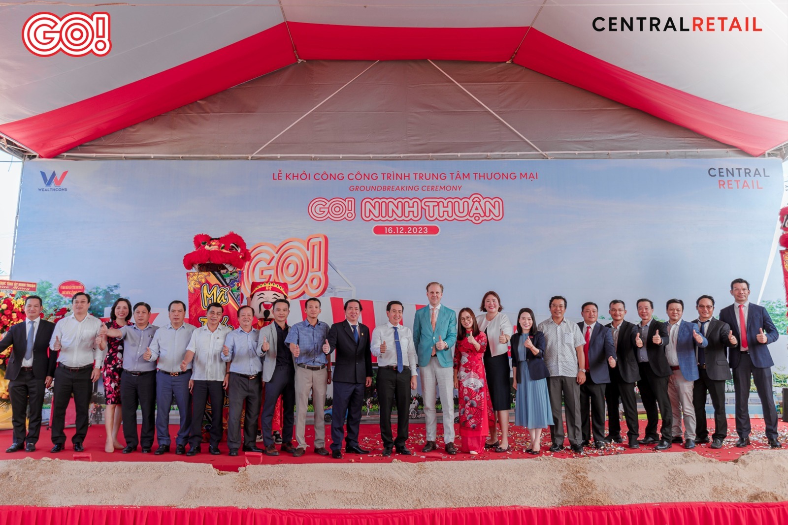 Central Retail organizes the Groundbreaking Ceremony of GO! Mall Ninh Thuan
