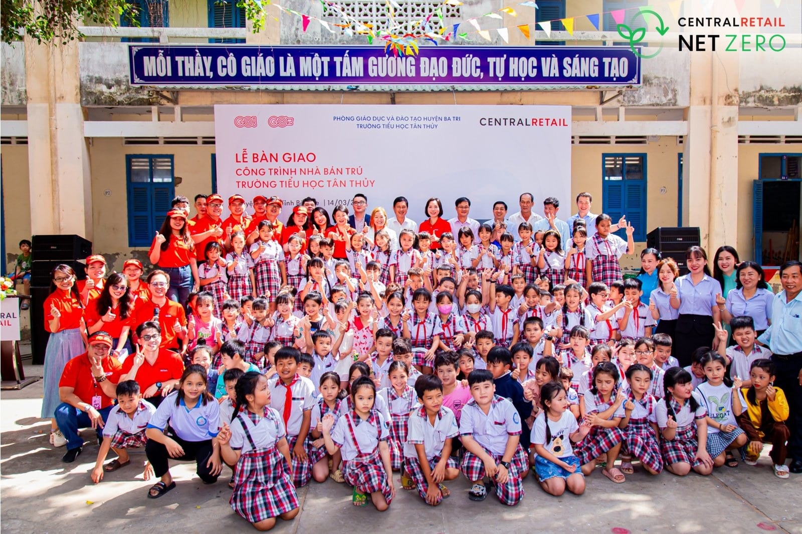 Central Retail Supports Educational Development in Ben Tre with New Day-Boarding Room for Tan Thuy Primary School