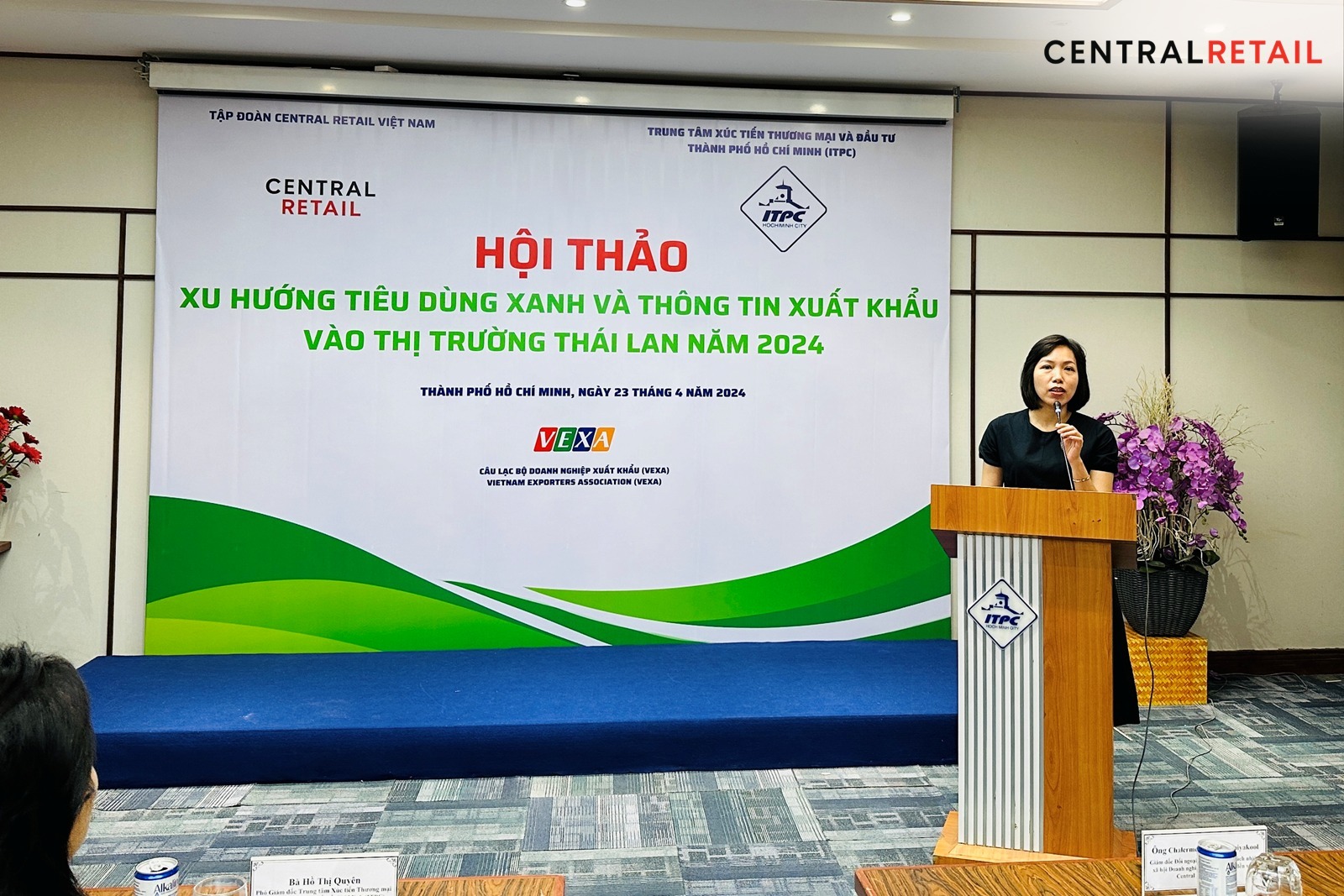 Central Retail Việt Nam cùng Trung tâm Xúc tiến Thương mại và Đầu tư TP.HCM tổ chức Hội thảo “Xu hướng Tiêu dùng xanh và thông tin xuất khẩu vào thị trường Thái Lan năm 2024”