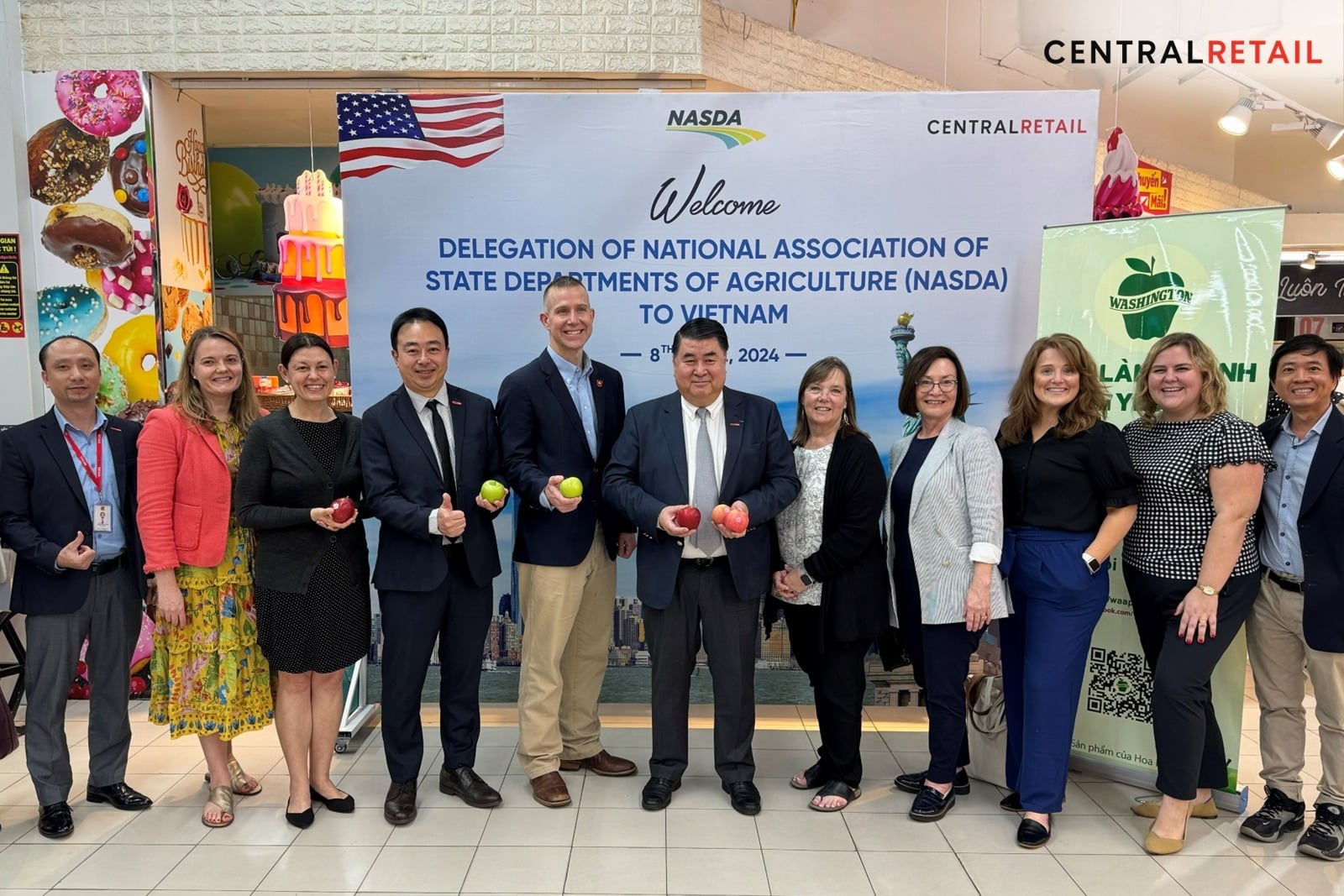 Central Retail Việt Nam đón tiếp phái đoàn cấp cao của Hiệp hội Nông nghiệp Quốc gia Mỹ (NASDA)