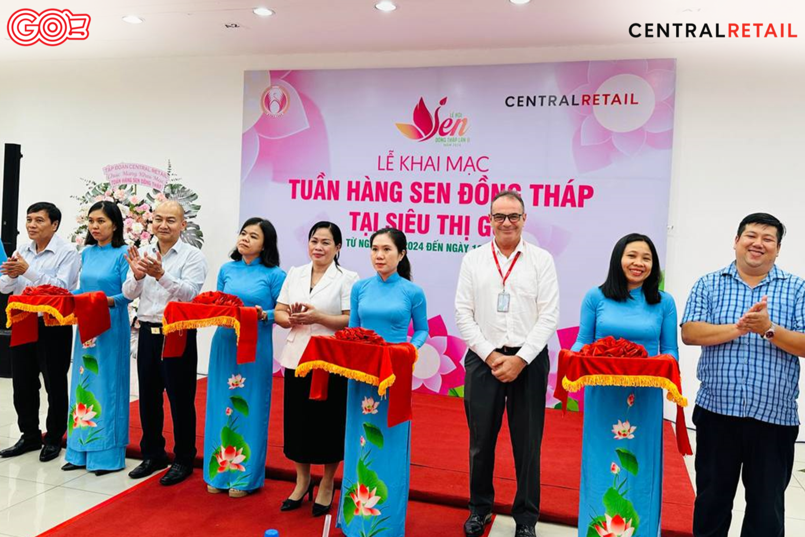 Central Retail in Vietnam joined hands with the Department of Industry and Trade of Dong Thap Province and organized the Dong Thap Lotus Week