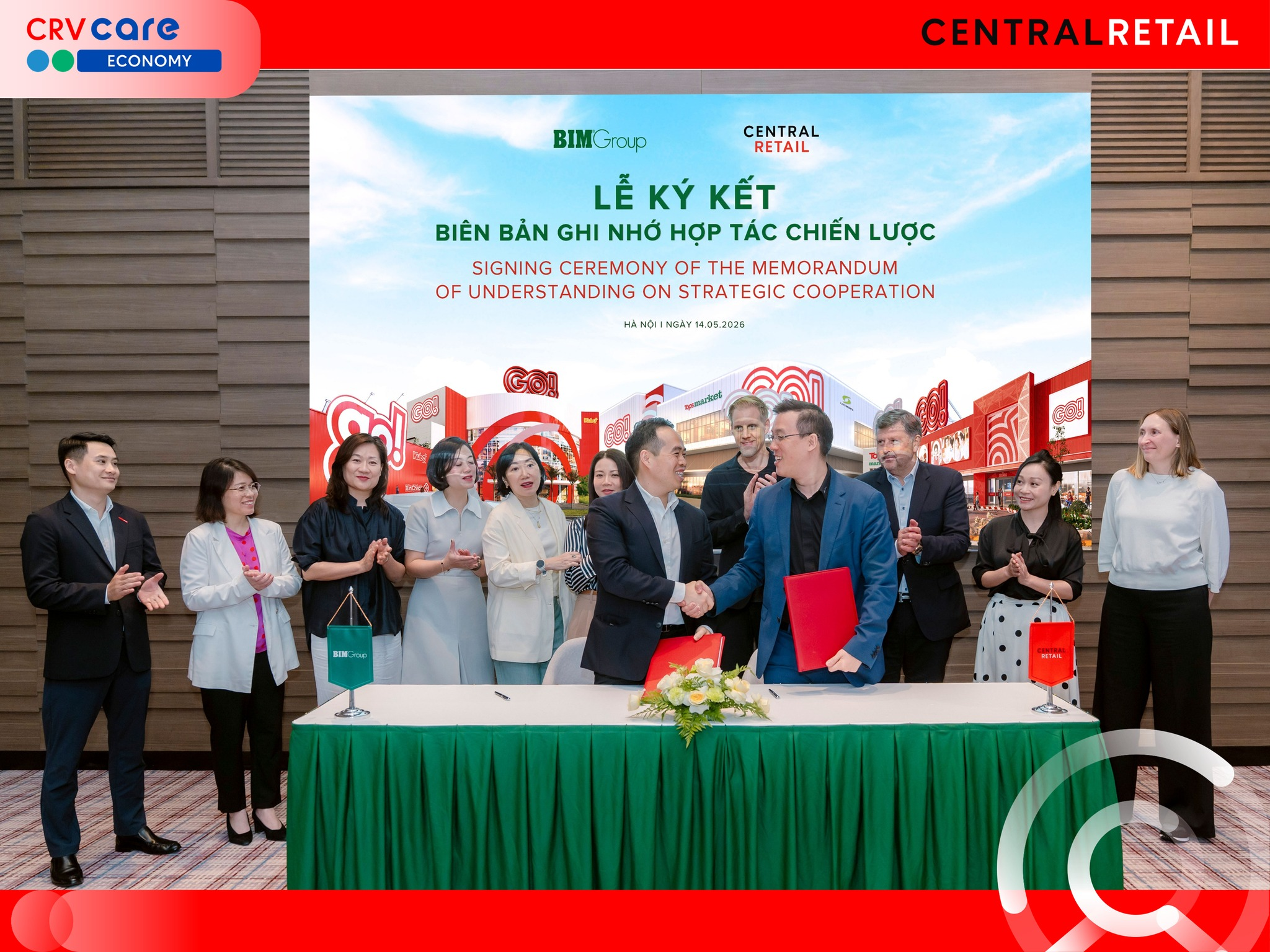 Central Retail Việt Nam hợp tác chiến lược với Tập đoàn BIM Group