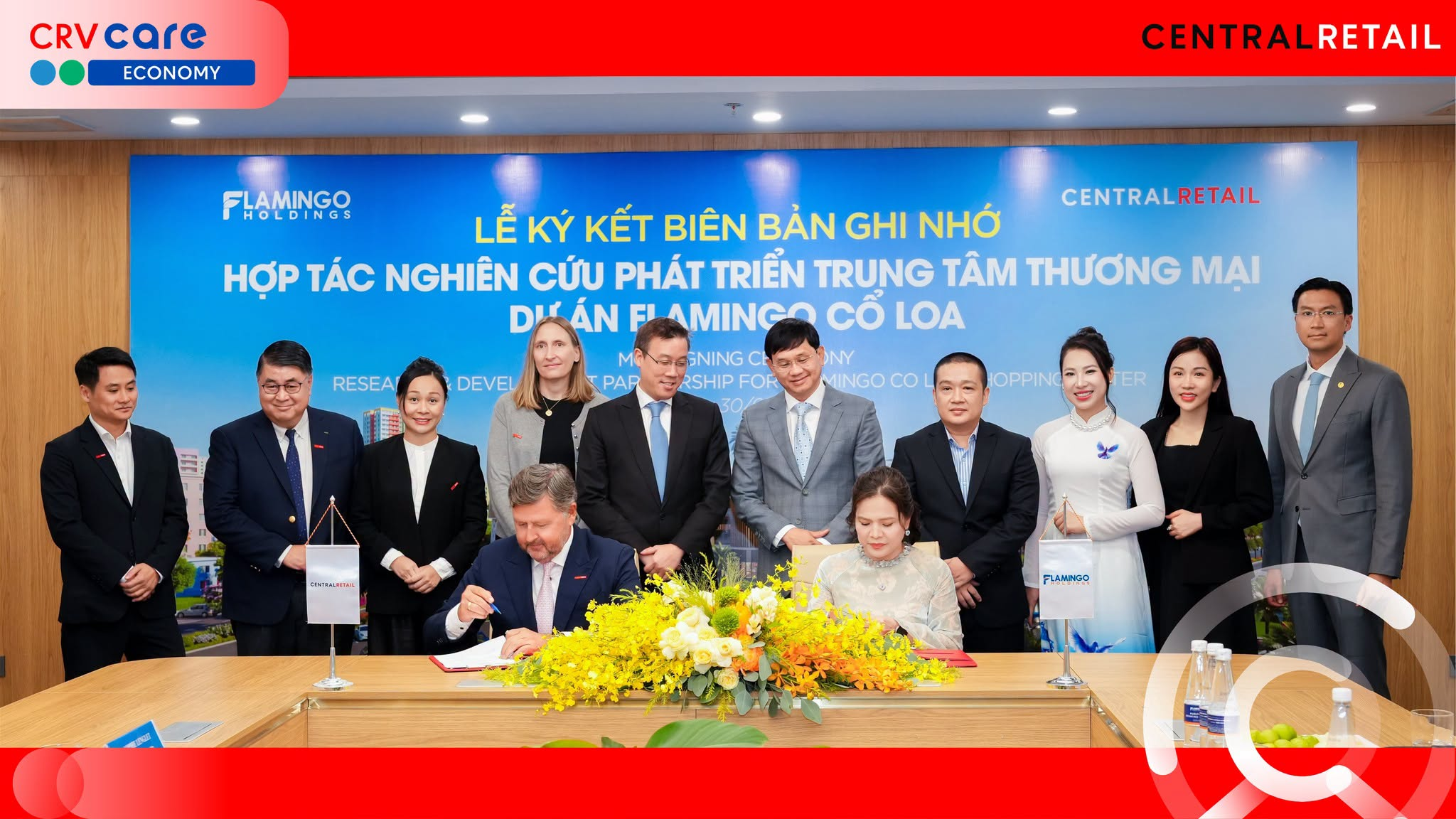 Central Retail Vietnam and Flamingo Holdings Sign MOU to Explore Hypermarket and Retail Development at Flamingo Co Loa